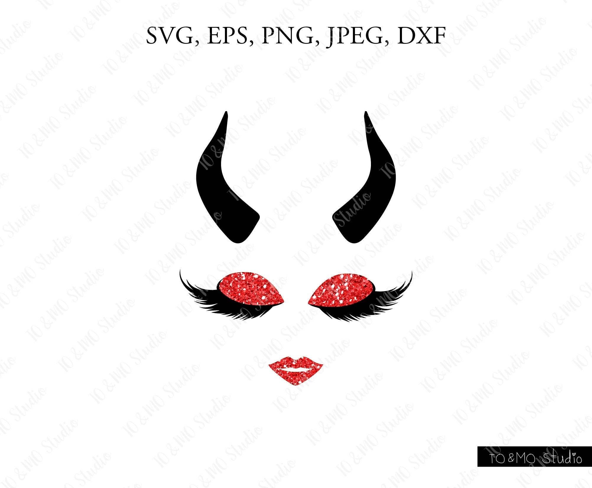 Download Devil Halloween Svg Devil Girl Monogram Svg Monster Svg Etsy