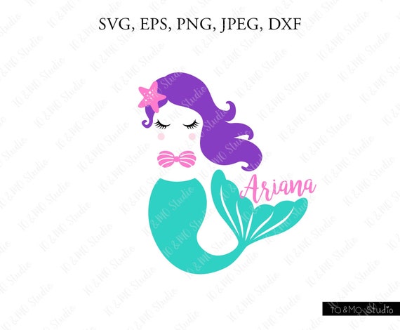 Free Free 137 Cute Mermaid Svg Free SVG PNG EPS DXF File