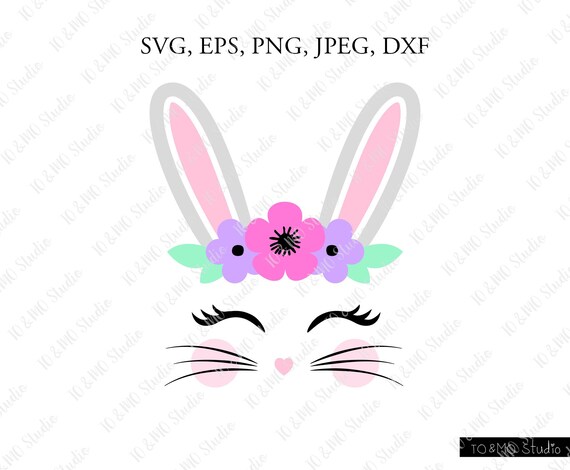 Download Bunny Svg Cute Bunny Face Svg Bunny Clip Art Bunny Face Etsy