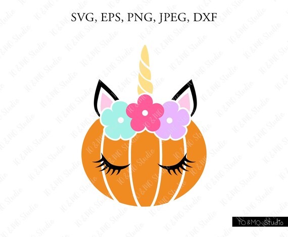 Download Pumpkin Unicorn Svg Halloween Unicorn Svg Unicorn Clip Art Etsy