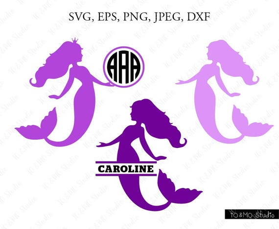 Download Mermaid SVG Mermaid Monogram Svg Cute Mermaid Svg Mermaid ...