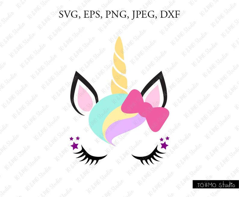 Download Unicorn SVG Unicorn head Svg Unicorn Clip Art Unicorn Face ...