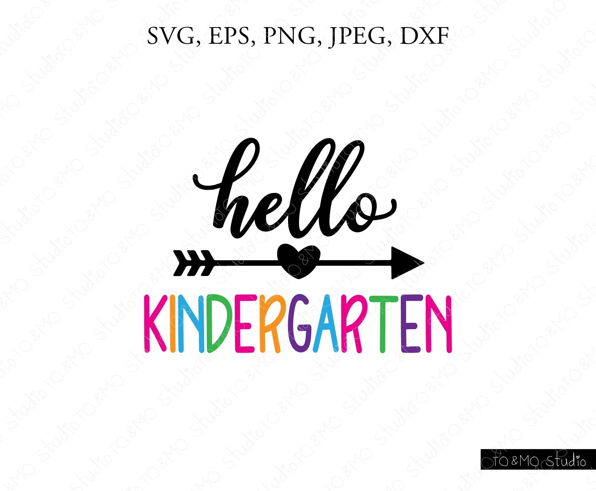 Hello Kindergarten Svg Hello Kindergarten Kindergarten Svg Etsy