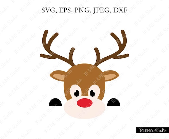 Download Reindeer Svg Christmas Svg Reindeer Head Svg Reindeer Clip Etsy