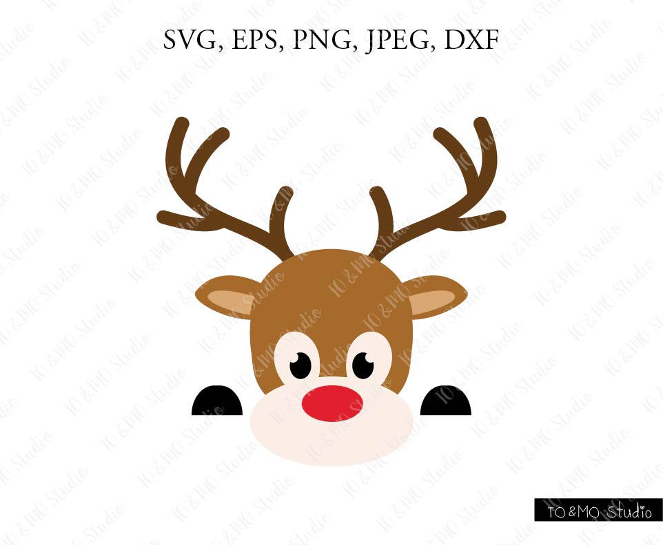 Download Reindeer SVG Christmas SVG Reindeer Head Svg Reindeer Clip ...