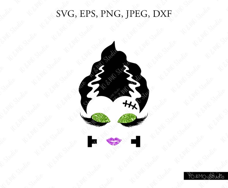 Download Monster Mom Halloween SVG Monster Girl Monogram Svg ...