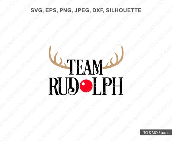 Reindeer SVG Christmas SVG Rudolph Svg Team Rudolph Svg - Etsy Canada