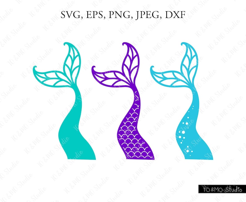 Mermaid SVG Mermaid tail Svg Cute Mermaid Svg Mermaid | Etsy