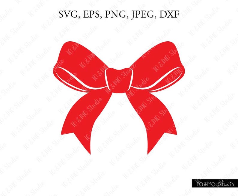 Christmas SVG Christmas Bow SVG Christmas Clip Art Bow SVG | Etsy