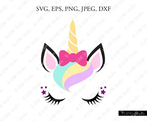 Download Unicorn Svg Unicorn Head Svg Unicorn Clip Art Unicorn Face Etsy PSD Mockup Templates