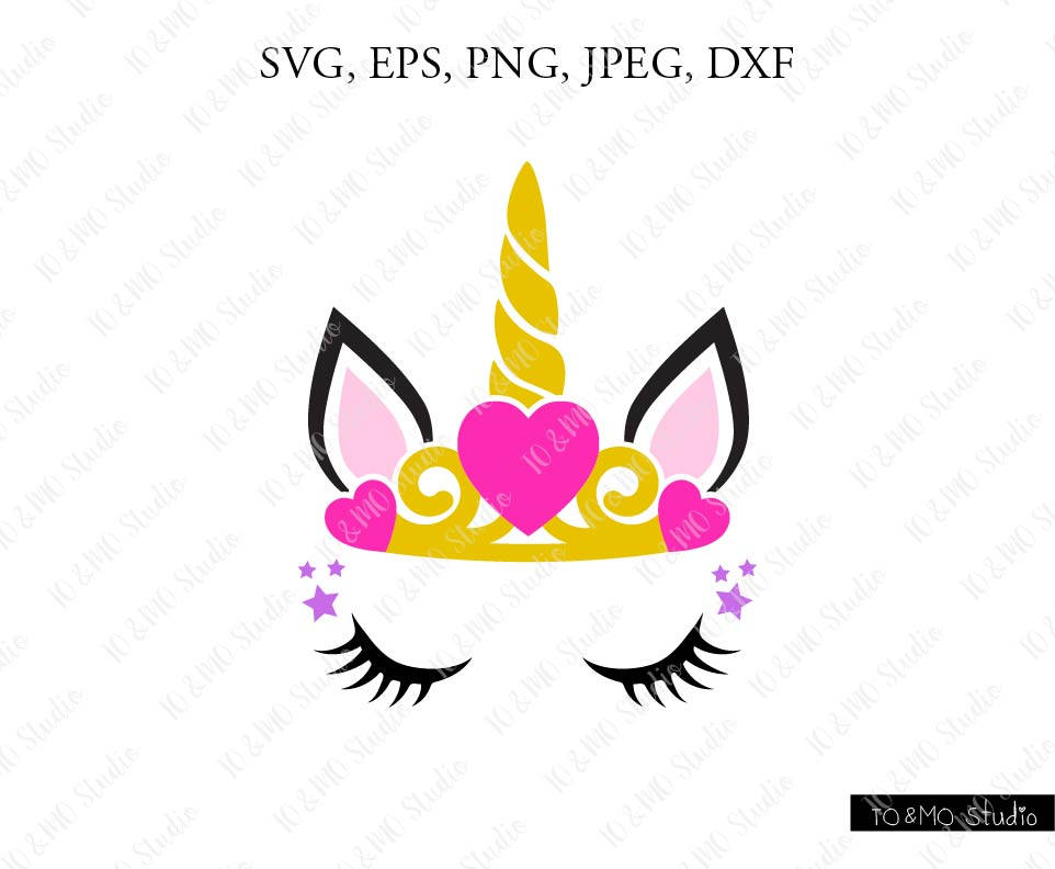 Unicorn SVG Unicorn head Svg Unicorn Clip Art Unicorn Face ...