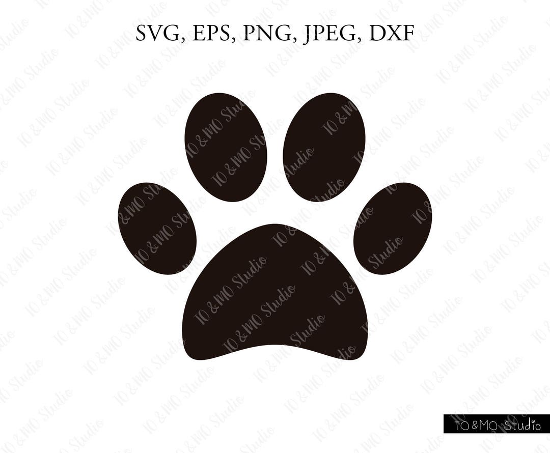 Paw SVG, Dog Paw Svg, Cat Paw Svg, Cat Paw Clipart, Paw Print SVG, SVG
