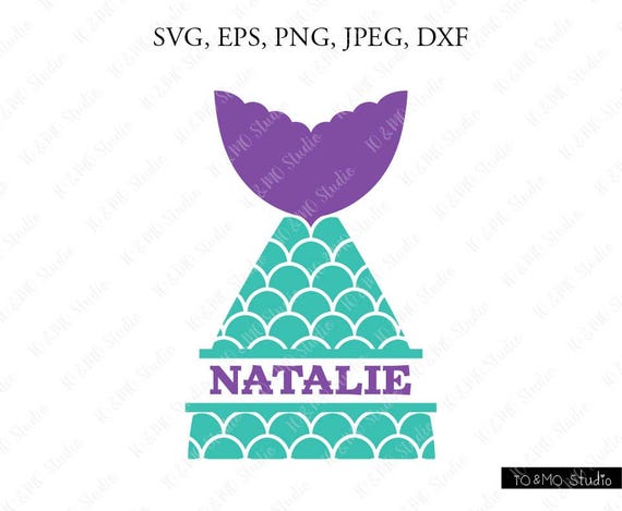 Free Free 158 Mermaid Tail Monogram Svg SVG PNG EPS DXF File