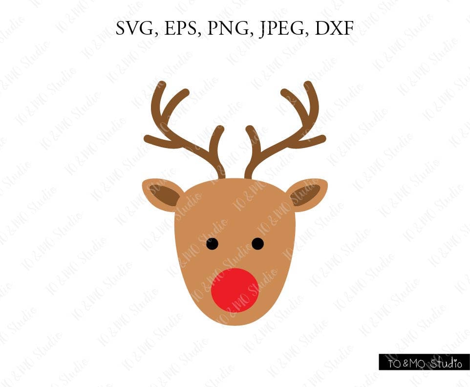 Download Reindeer SVG Christmas SVG Reindeer Head Svg Reindeer Clip ...