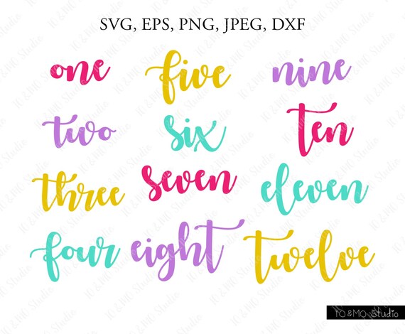 Download Birthday Numbers Svg Unicorn Svg Unicorn Clip Art Cute Etsy PSD Mockup Templates
