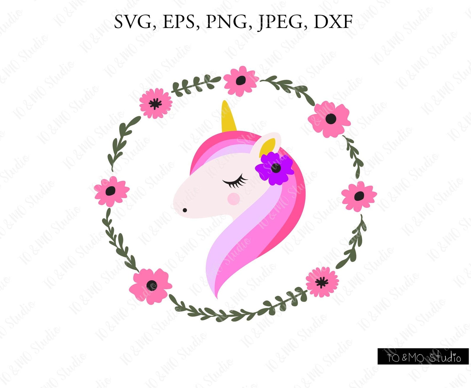 Licorne SVG Tête de licorne Svg Licorne dHalloween Image - Etsy Canada