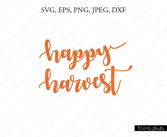 Download Free Fall Harvest Svg Pumpkin Svg Happy Harvest Svg Fall Etsy SVG Cut Files
