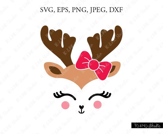 Download Reindeer SVG Christmas SVG Reindeer Head Svg Reindeer Clip ...