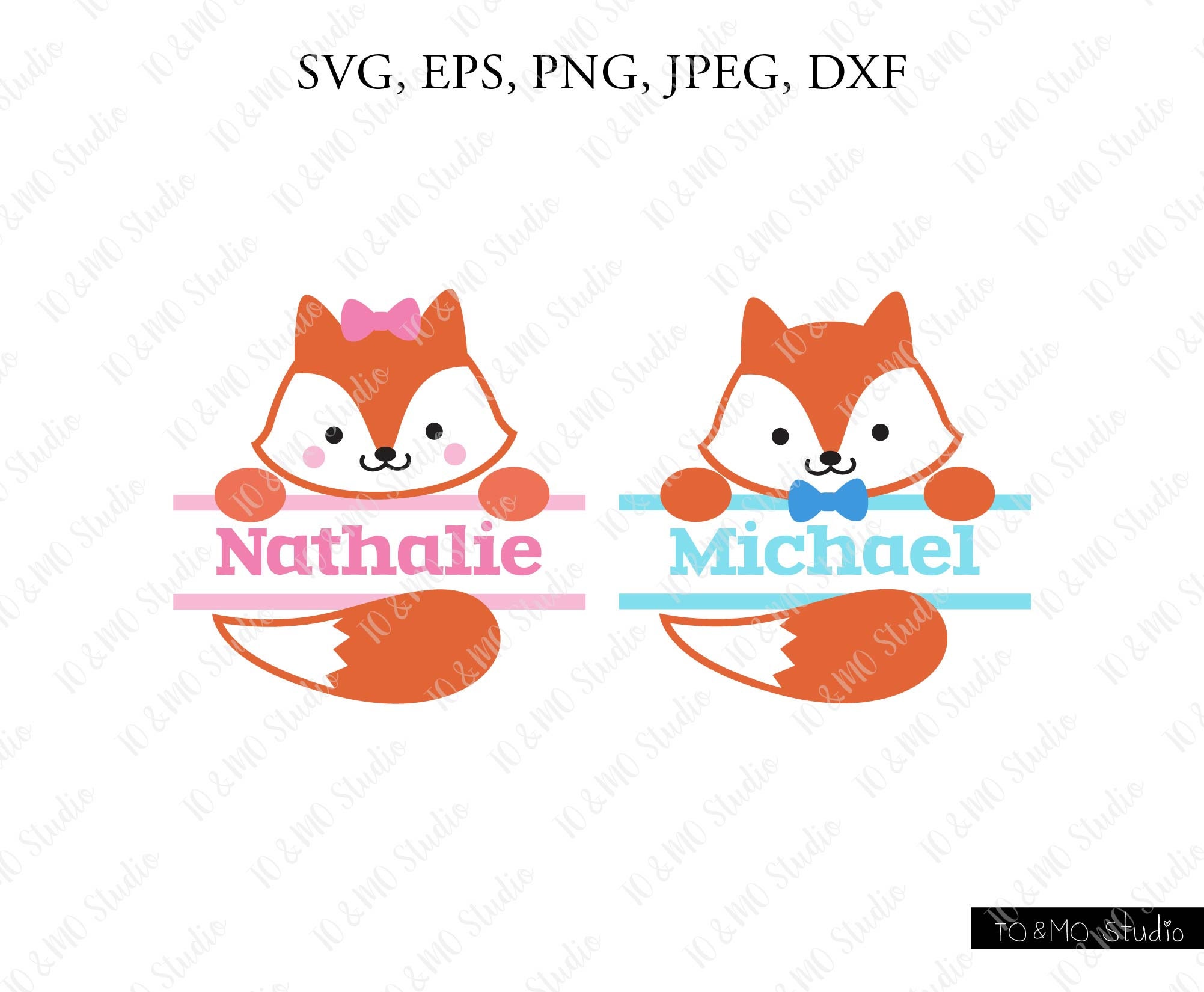 Download Fox SVG Fox Split SVG Easter SVG Cute Fox Svg Animals Clip ...