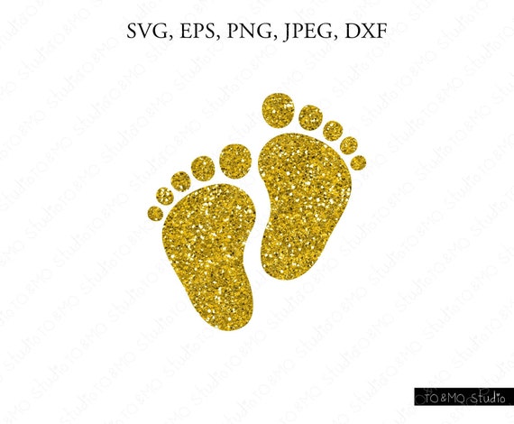Download Glitter Baby Feet Svg Files