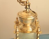 Exceptional Bronze coffee grinder very old and heavy. Very decorative object collection