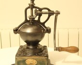 Antique French coffee grinder Peugeot Nº0 lacquered