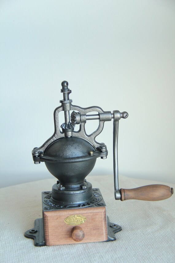 Antique French Coffee Grinder Peugeot Nº00 Lacquered Etsy