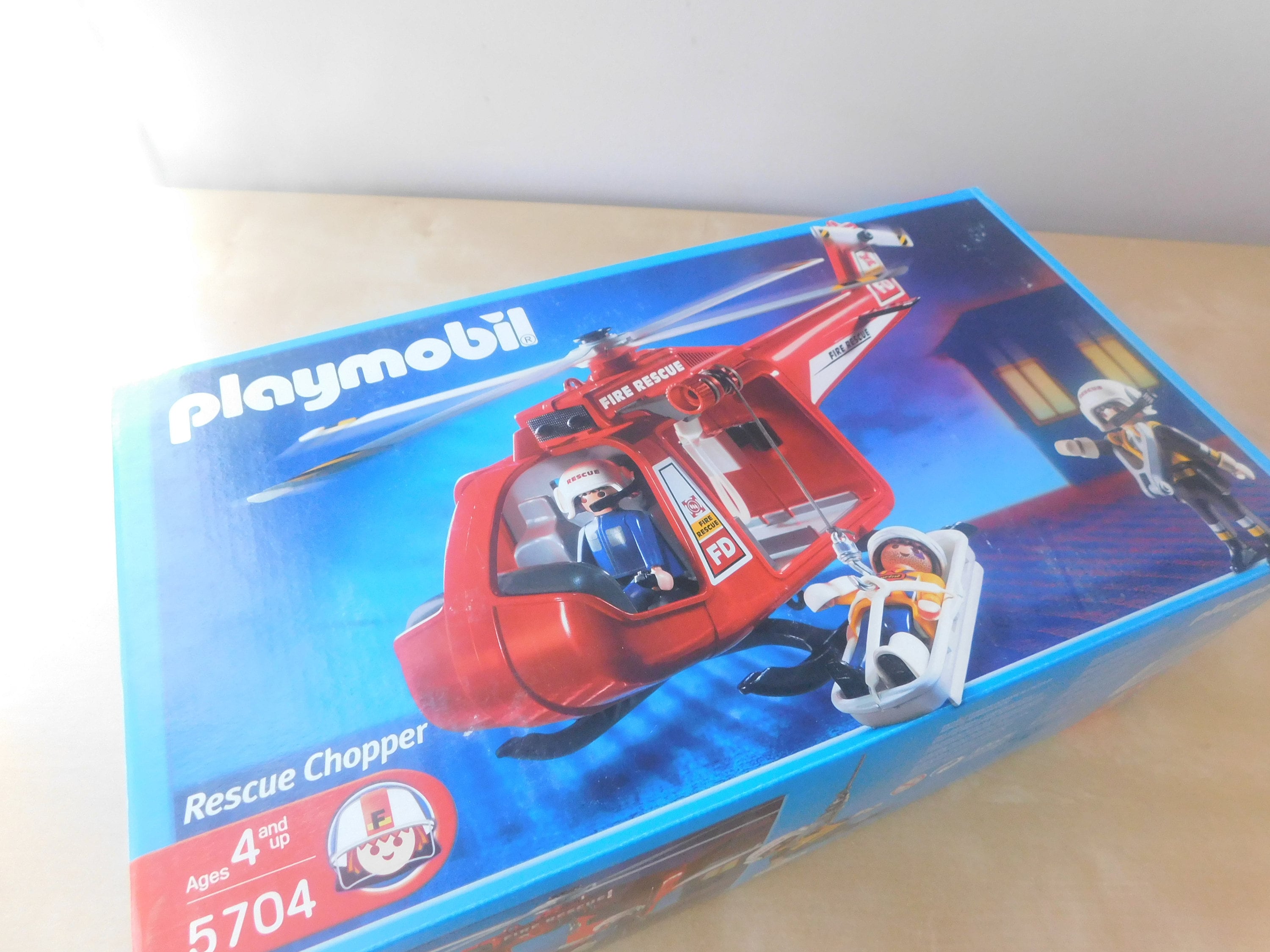  Playmobil Rescue Helicopter : Toys & Games