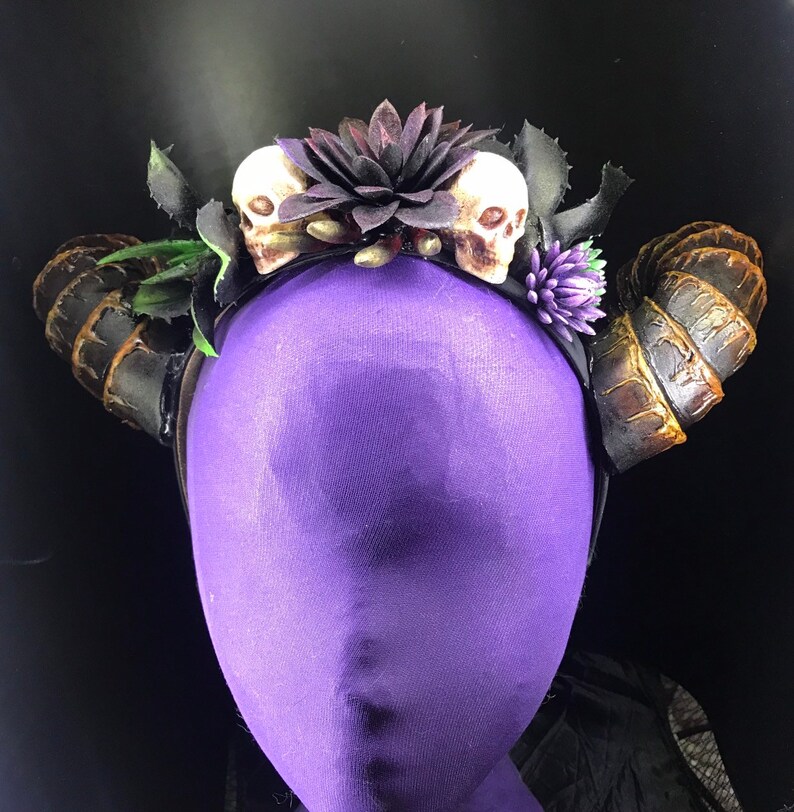 Succulent horned headdress