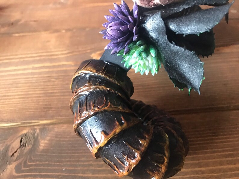 Succulent horned headdress