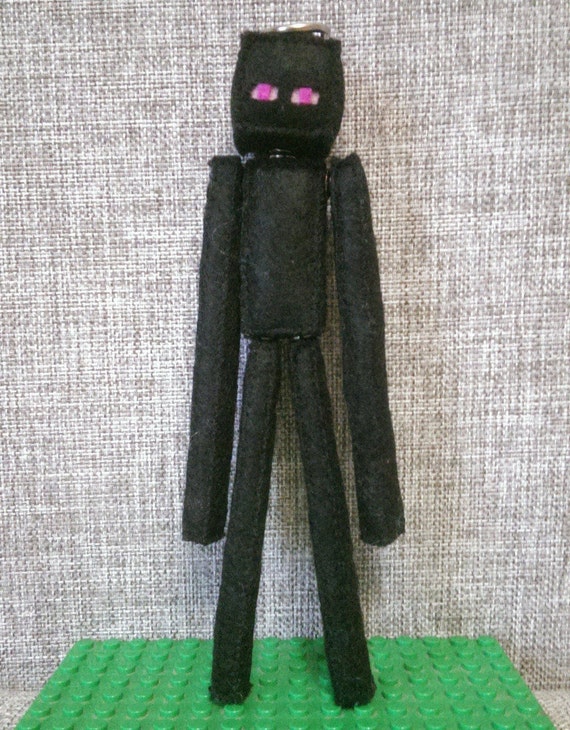 Minecraft Enderman Felt Enderman Minecraft Gift Decor 