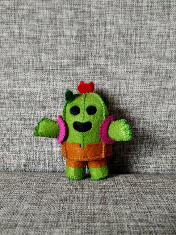 Brawl Stars Spike Sacura Spike Robospike Generic Handmade Etsy - spike bomb brawl stars