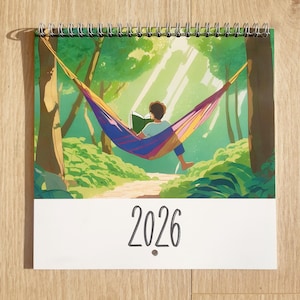 Wandkalender 2026 Illustration