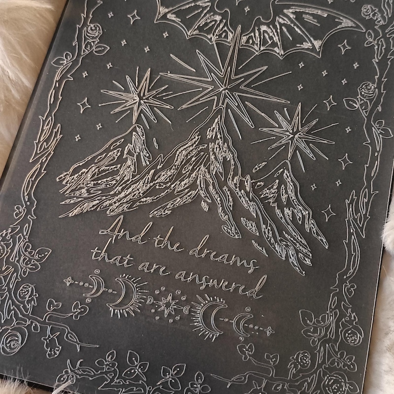 Engraved Kindle Case Insert | Reader Gifts | Bookish | roses | Decor | Kindle Stickers | Booktok | fourth wing | dragons | fantasy | ACOTAR