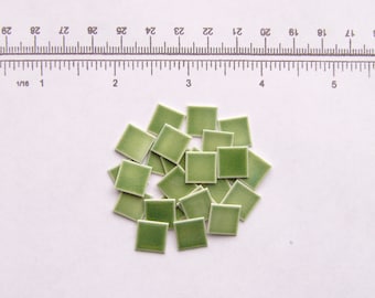 100 Miniature Tiles- no. 22100 - 1 inch scale - 5/12 x 5/12 inch