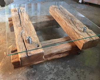 Coffee table "Quatro 2" on wheels