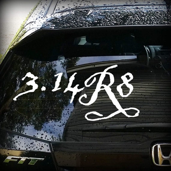 3 14r8 Wall Decal Interior Exterior Vinyl Sticker Pirate Etsy