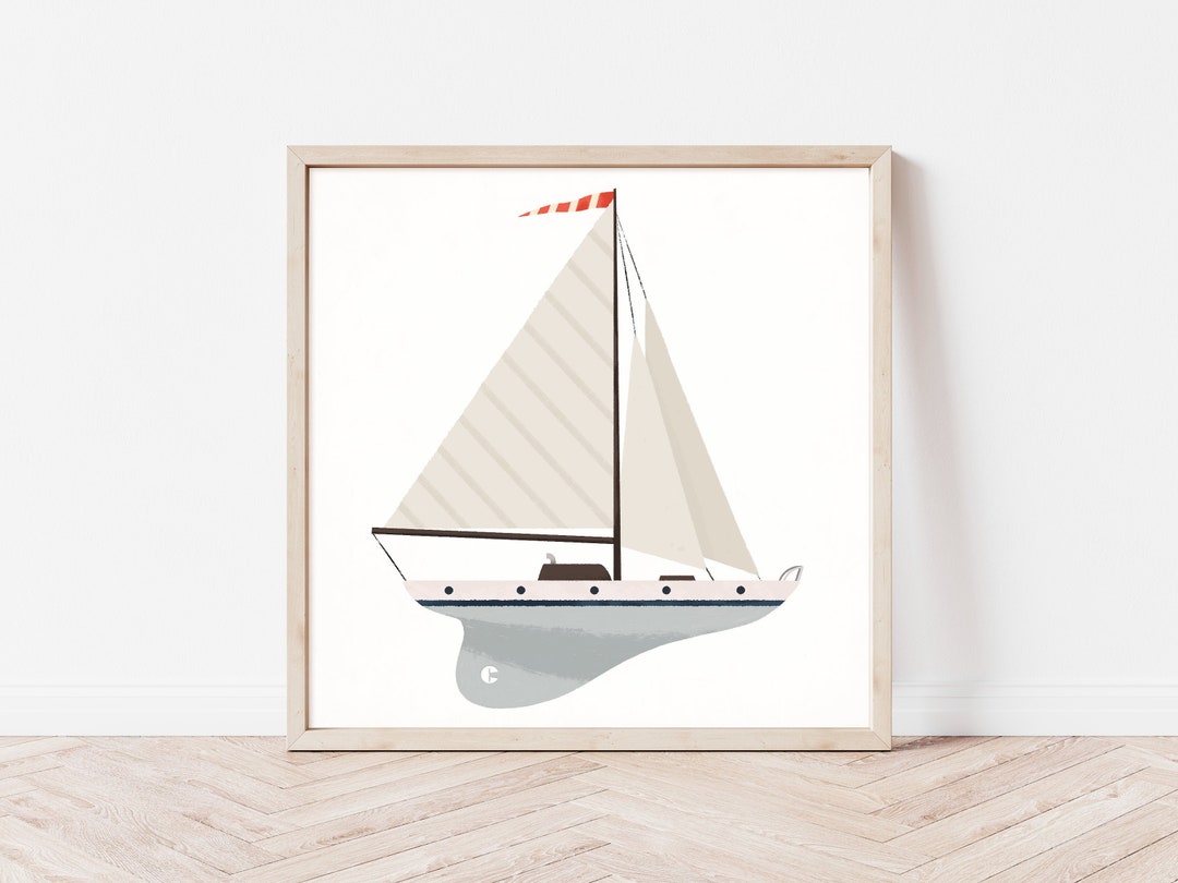 Cabilock 6 Stück Segelboot Modelle - Bunte Mini-Boote Als Deko Für Zimmer & Regal