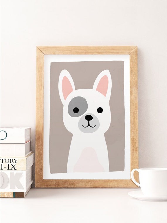 Baby Animal Art Animal Nursery Prints Zoo Animals Dog Etsy