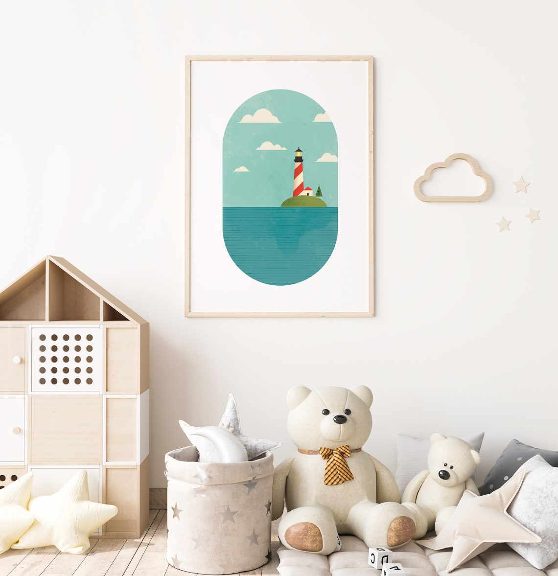 Nursery Decor Nursery Wall Art Lighthouse Print Nautical - Etsy