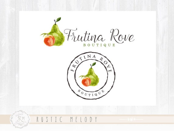 Fruits Logo Design Natural Food Logo Vegan Logo Food Blog Logo Etsy Fruits Logo Design Natural Food Logo Vegan Logo Food Blog Logo Etsy