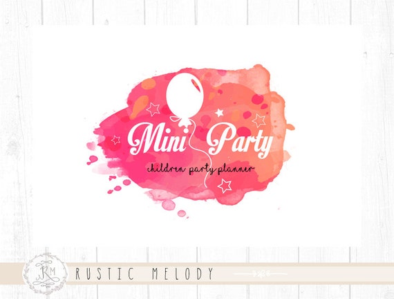 party logo design balloon