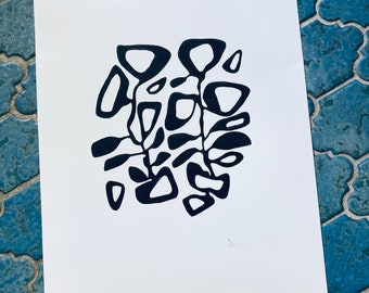 A919 Limited Edition 11" x 14" Mid Century Inspired Modern Abstract Print