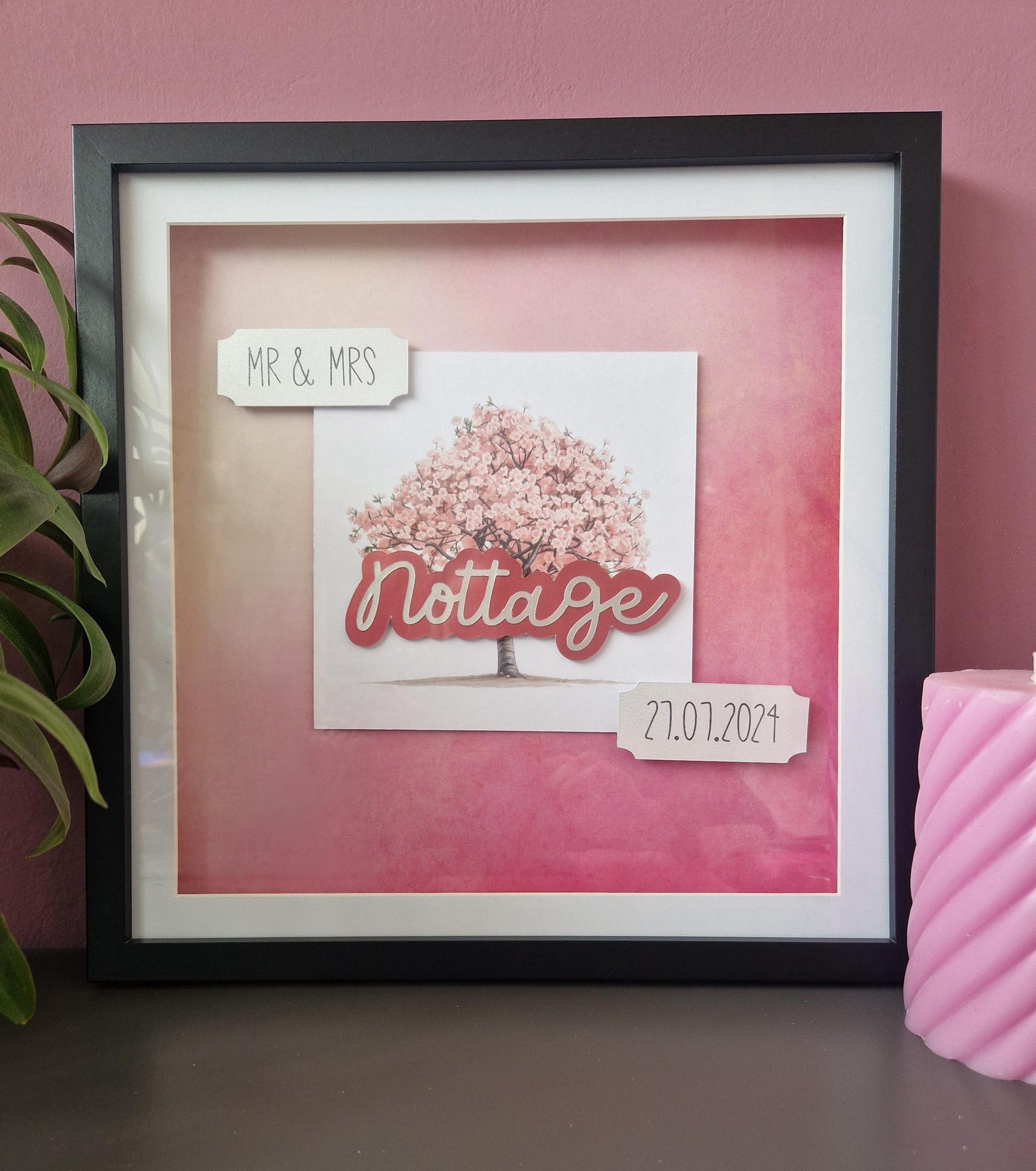 Personalised Wedding Frame - Tree - Etsy