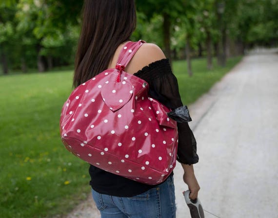 HUGS IDEA Cloth Canvas Bag Shoulder Bags Scottish Terrier Check Pattern Ladies Eco Reusable Shopping Tote