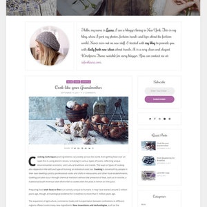 Ansprechende WordPress-Blog-Thema - Laura