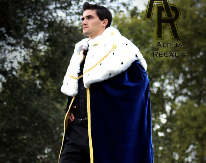 Blue King's Cloak King's Cape Royal Cape Royal Etsy