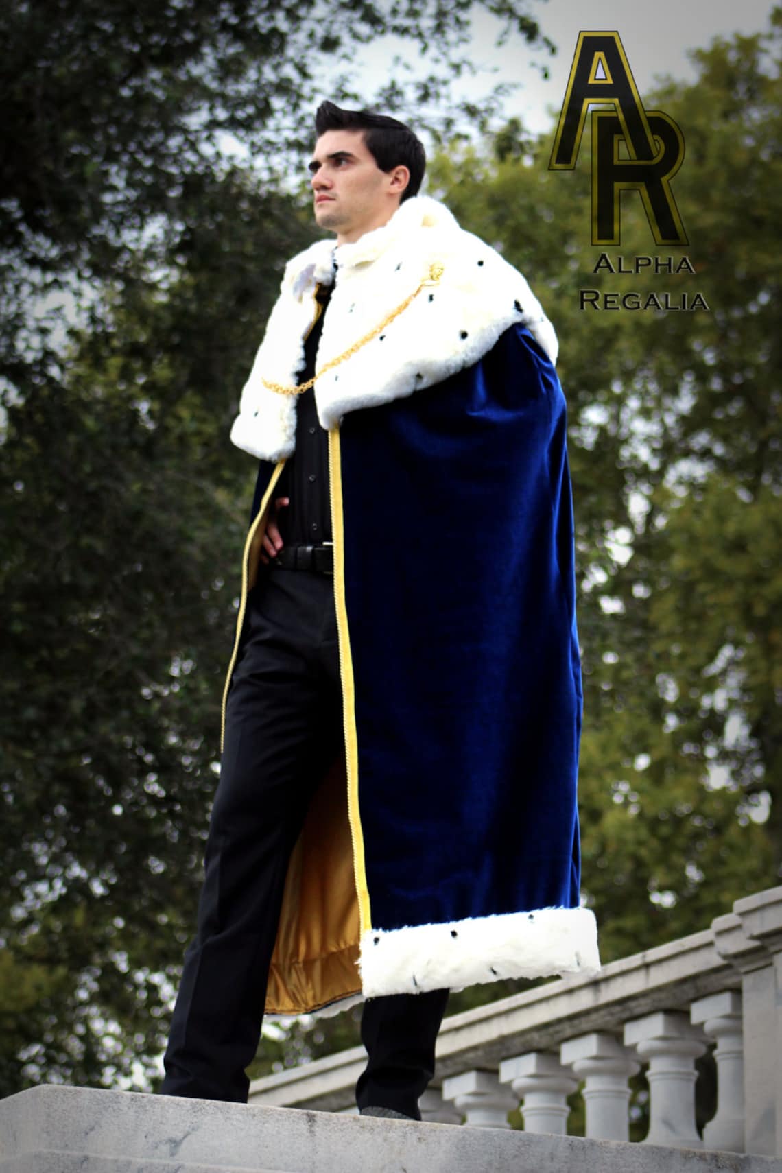 Blue King's Cloak King's Cape Royal Cape Royal Etsy