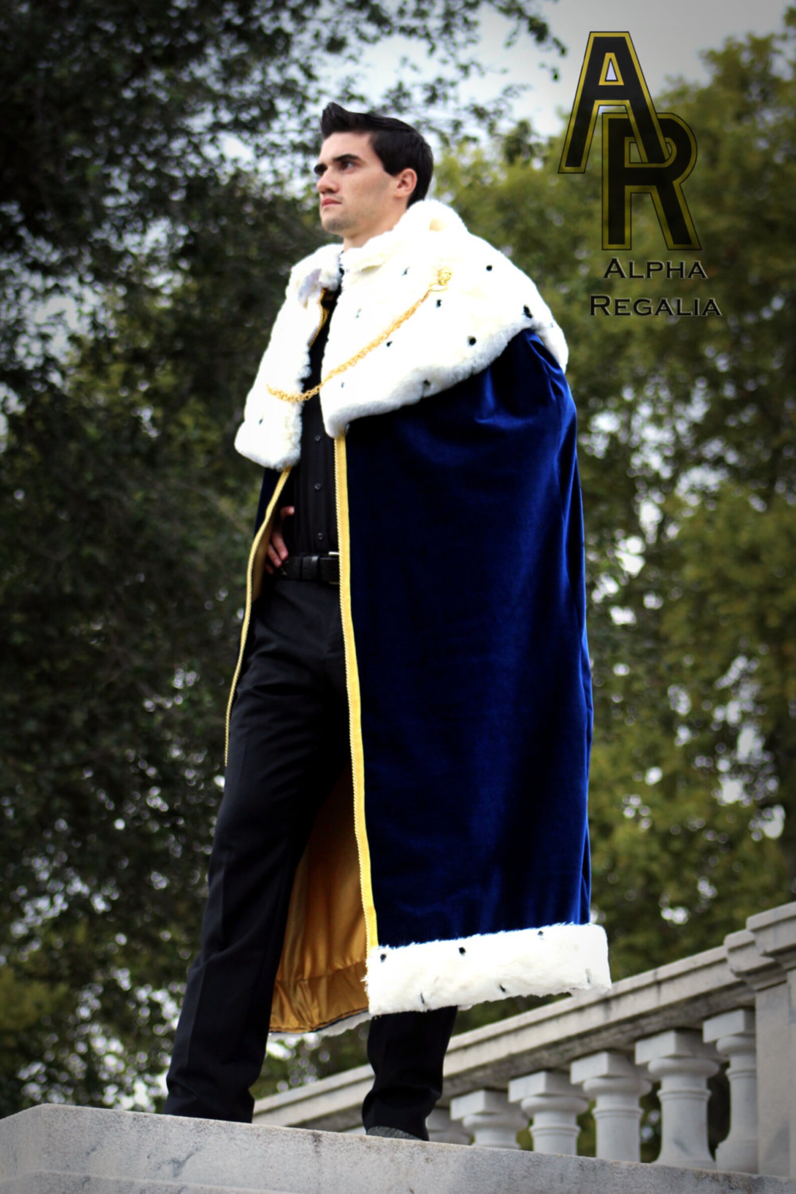 Blue King's Cloak King's Cape Royal Cape Royal Etsy