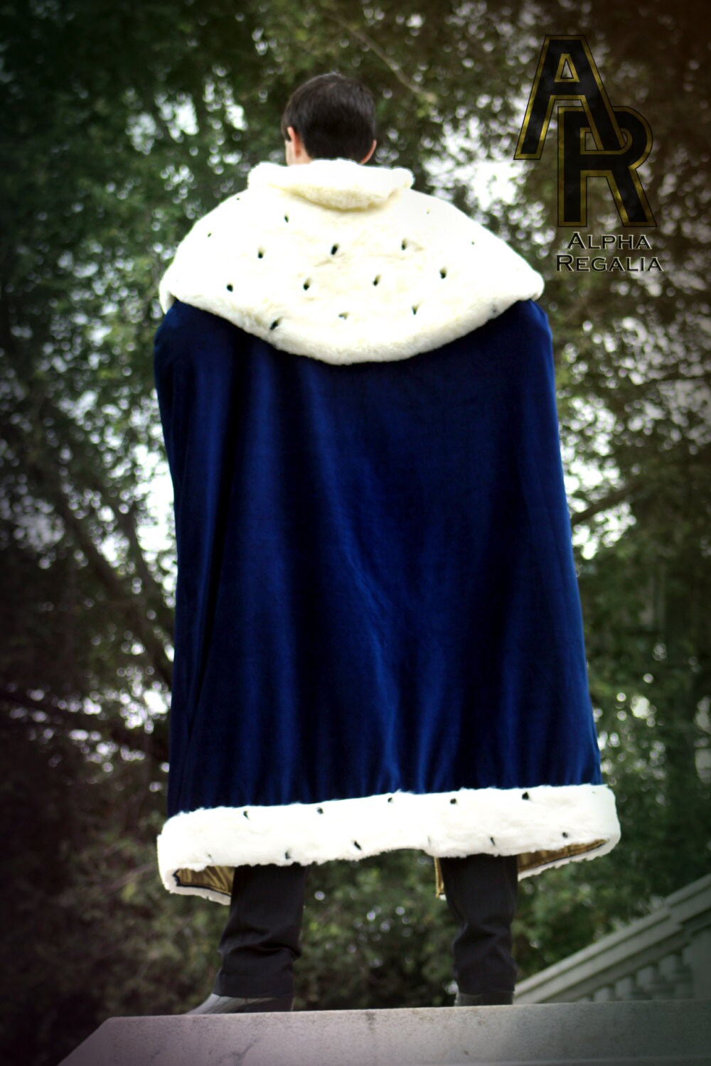 Blue King's Cloak King's Cape Royal Cape Royal Etsy